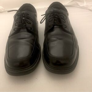 Nunn Bush Trenton Leather Black Lace Up Dress Shoes